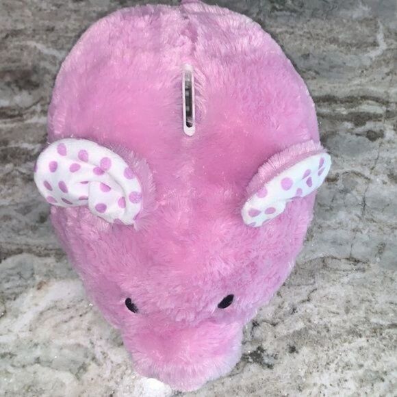 Fab NY Plush Stuffed Pig Piggy Bank - Picture 2 of 8